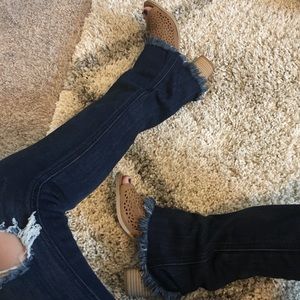 Express skyscraper jeans